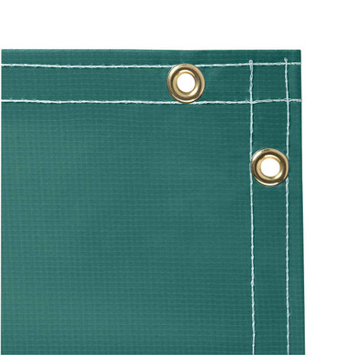 Steiner 326-6X10 6x10 ft Green FR Vinyl Laminated Polyester Welding Screen Only