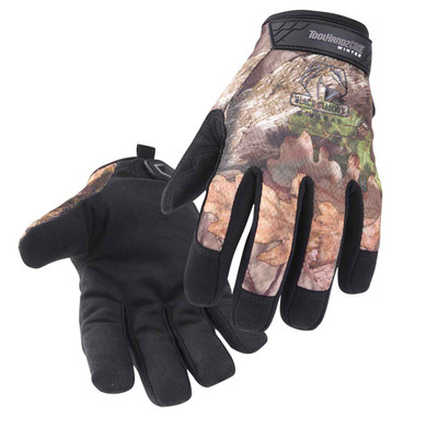 Black Stallion GW4640 Toolhandz Core Mossy Oak Synthetic Leather Palm Winter Mechanic's Gloves, Small