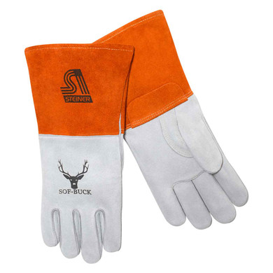 Steiner 02275 Sof-Buck Split Deerskin MIG Welding Gloves, X-Large