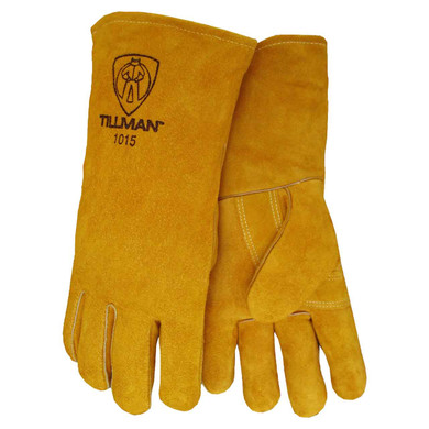 Tillman 1015 Slightly Shoulder Select Cowhide Welding Gloves, Large, 12 pack