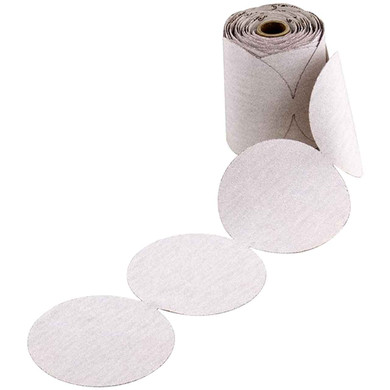 United Abrasives SAIT 37806 5" 4S Premium Stearate Aluminum Oxide Paper Sanding Disc Roll, 240C Grit, 400 pack