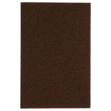 Norton 66261074000 6x9" Bear-Tex Non-Woven Hand Pads, 740 Dark Tan, Medium Grit, Heavy Duty Pads, 40 pack