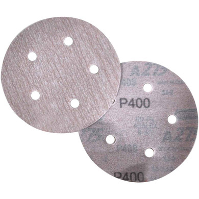 Norton 66261131573 5 In. A2750P No-Fil Aluminum Oxide Paper Hook & Loop Vacuum Discs, Fine, P400 Grit, 100 pack