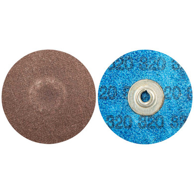 Norton 66261137346 2 In. Gemini R228 AO Extra Fine Grit TS (Type II) Quick-Change Cloth Discs, 320 Grit, 100 pack