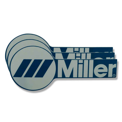 Miller 124462 Label, Miller 3.750 X 1.625 Horizontal