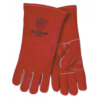 Tillman 1270 14" Premium Insulated Split Cowhide Welding Gloves, Large