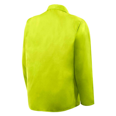 Steiner 1070 FR Cotton Welding Jacket, 30" 9 oz, Lime, Large