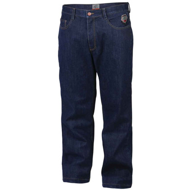 Black Stallion FD14-36P NFPA 2112 FR Denim Jeans, 14 oz, 36" Inseam, 48W