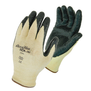 Black Stallion AccuFlex 2750 NC Coated Kevlar Knit Glove w/sand grip, X-Large, 12 pack