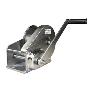 OZ Brake Winch, Stainless Steel, Load Capacity 2000 lbs, OZ2000BWSS