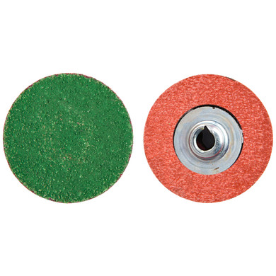 Norton 08834167066 2” Merit Zirc Plus TS (Type II) Quick-Change Cloth Discs, 40 Grit, Zirconia Alumina Plus, 100 pack