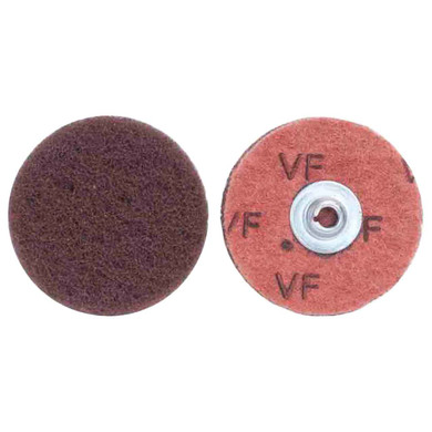 Norton 8834164255 3" Merit High Strength AO TS (Type II) Non-Woven Quick-Change Buffing Discs, Very Fine, 25 pack
