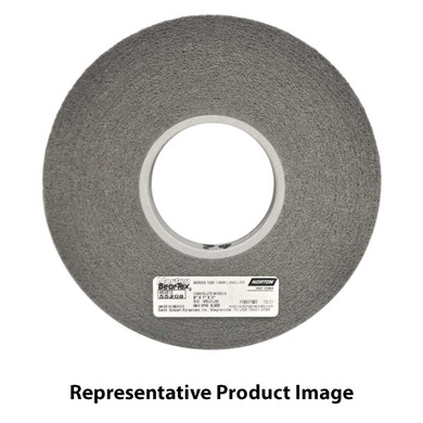 Norton 66261055207 8x1x3 In. Bear-Tex Series 1000 Silicon Carbide Fine Grit Non-Woven Convolute Wheels, Density 6, 3 pack