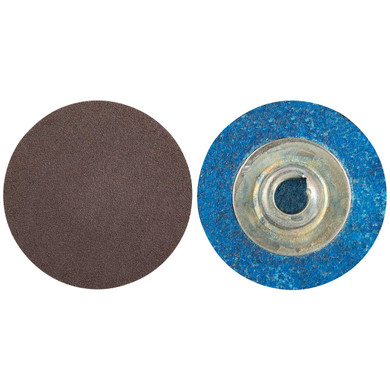 Norton 66261138090 1 In. Gemini R228 AO Coarse Grit TS (Type II) Quick-Change Cloth Discs, 60 Grit, 100 pack