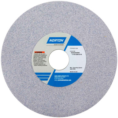 Norton 66253288784 7x1/2x1-1/4 In. 32A AO Type 01 Toolroom Wheel, 32A80-KVBE, 80 Grit