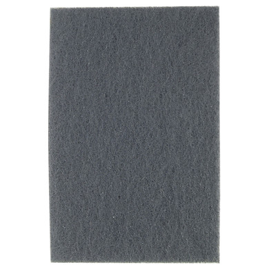 Norton 66261074800 6x9" Bear-Tex Non-Woven Hand Pads, 748 Gray, Micro Fine Grit, Final Shine, 60 pack