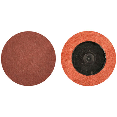 Norton 69957399700 1-1/2" Merit Aluminum Oxide TR (Type III) Quick-Change Cloth Discs, 120 Grit, 100 pack