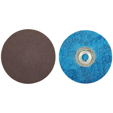 Norton 66261138175 3 In. Gemini R228 AO Medium Grit TS (Type II) Quick-Change Cloth Discs, 120 Grit, 50 pack