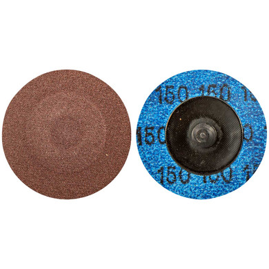 Norton 66261121026 2 In. Gemini R228 AO Fine Grit TR (Type III) Quick-Change Cloth Discs, 150 Grit, 100 pack