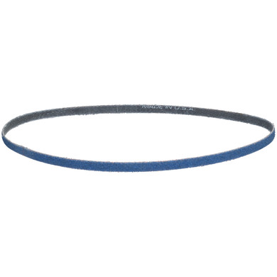 Norton 78072767713 1/4x24” BlueFire R823P Coated Zirconia Alumina Cloth File Belts, 80 Grit, Coarse, 50 pack