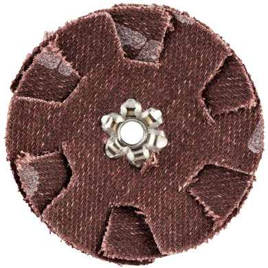 Norton 8834184066 1-1/2 in. Merit AO Coarse Grit Overlap Slotted Discs, 60 Grit, 100 pack