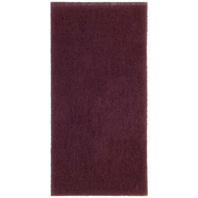 Norton 66623398062 4-1/2x9" Bear-Tex Thin-Flex Cleaning Pads Maroon Very Fine Non-Woven Hand Pads, 25 pack