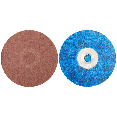 Norton 66261138173 3 In. Gemini R228 AO Fine Grit TS (Type II) Quick-Change Cloth Discs, 180 Grit, 50 pack