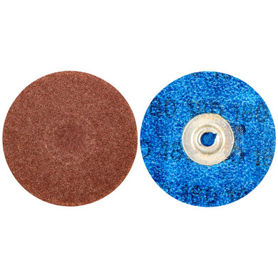 Norton 66261138138 2 In. Gemini R228 AO Fine Grit TS (Type II) Quick-Change Cloth Discs, 180 Grit, 100 pack