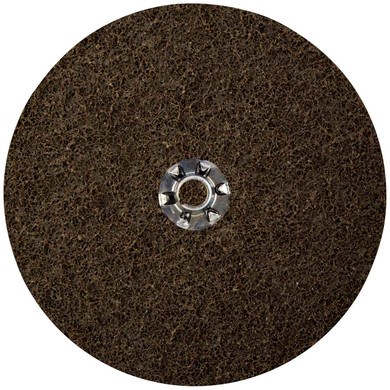 Norton 66261192908 7” Bear-Tex Rapid Prep Aluminum Oxide Speed-Change Fastener Non-Woven Discs, Coarse Grit, 25 pack