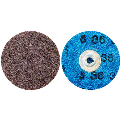 Norton 66261138170 2 In. Gemini R228 AO Extra Coarse Grit TS (Type II) Quick-Change Cloth Discs, 36 Grit, 100 pack