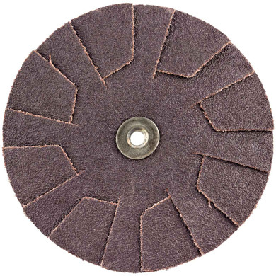 Norton 8834185155 4 in. Coated Specialties Pads & Slotted Discs, 120 Grit, 100 pack