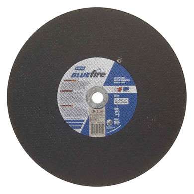 Norton 66252843255 16x5/32x1 In. BlueFire ZA AO Stationary Saw Cut-Off Wheels, Type 01/41, 30 Grit, 10 pack