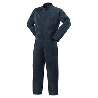 Steiner 1065-4X 9oz. Flame Resistant Cotton Coveralls, Navy Blue, 4X-Large