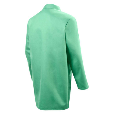 Steiner 1336-L 36" 9oz. Green FR Cotton Jacket, 36" Green, Large