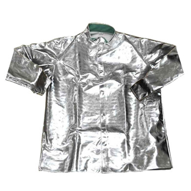 Tillman 8230 30" 19 oz. Aluminized Carbon Kevlar Protective Jacket, Large