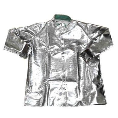 Tillman 7230 36" 16 oz. Aluminized Rayon Protective Jacket, Large