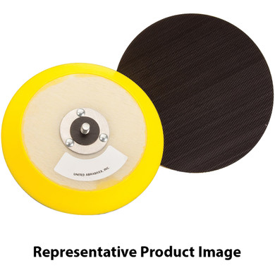 United Abrasives SAIT 95185 8" with 5 Mounting Holes Hook & Loop Backing Pad for Paper Discs