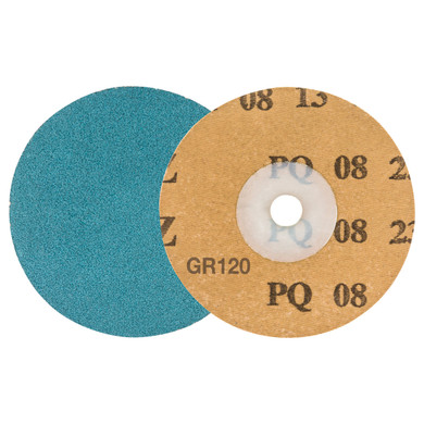Walter 04D312 3" Twist Quick Change Topcut Finishing Discs Zirconia Alumina Sanding Discs 120 Grit Tan, 50 pack