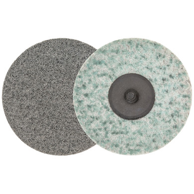 Walter 04G305 3" Twist Quick Change Blendex Surface Conditioning Discs Super Fine Grit Gray, 25 pack