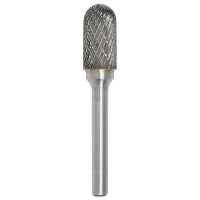 Walter 01V033 1/2x1 Hard Alloys High Performance Double Cut Tungsten Carbide Burr Type SC-5 Cylindrical Round Nose