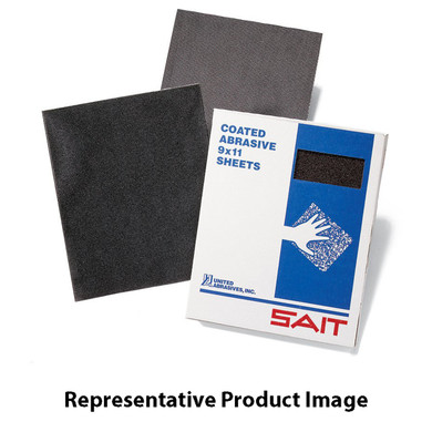 United Abrasives SAIT 84078 Blue Line 9x11 SAITSCREEN Cloth Silicon Carbide Hand Sanding Sheets 120 Grit, 25 pack