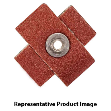 United Abrasives SAIT 48062 4x1x1/4-20 Premium Aluminum Oxide Cross Pads 80 Grit, 50 pack