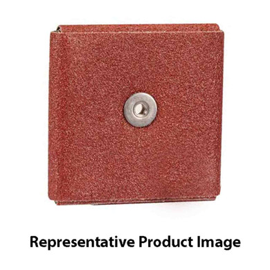 United Abrasives SAIT 48032 3x1/2x1/4-20 Premium Aluminum Oxide Square Pads 80 Grit, 50 pack