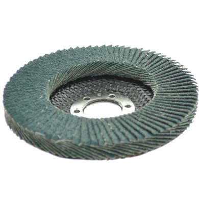 United Abrasives SAIT 76228 5x7/8 Ovation Attacker Type 27 No Hub High Density Zirconium Flap Discs 60 Grit, 10 pack