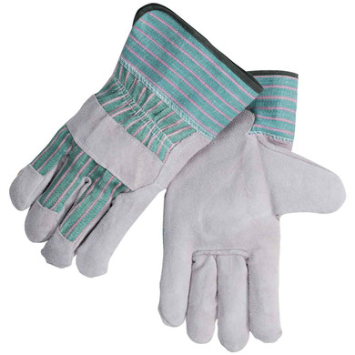 Black Stallion 5BE Standard Split Cowhide Work Gloves, Large, 12 pack