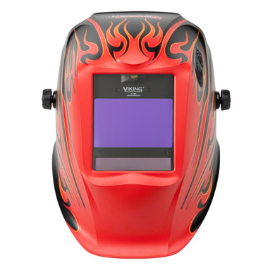 Lincoln Electric K3035-5 VIKING™ 2450 ADV Series Auto-Darkening Welding Helmet With Integrated Smart LED Light, Street Rod