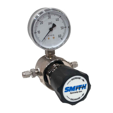 Miller Smith 201-81-12 Silverline High Purity Analytical Line Regulator, 50 PSI