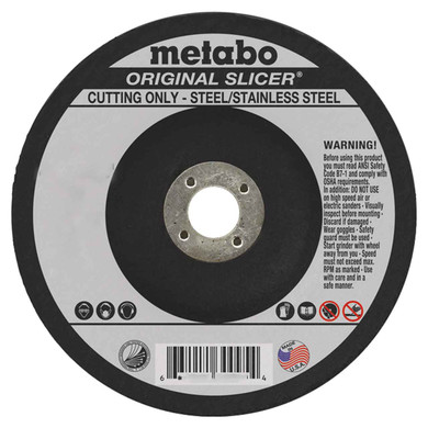 Metabo 655300000 7" x 1/8 x 5/8-11 Original Slicer A30R, 10 pack