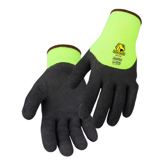 Black Stallion GC4145-HB Accuflex 3/4 Latex-Coated Acrylic Terry Knit Glove, 2X-Large - Pkg 12