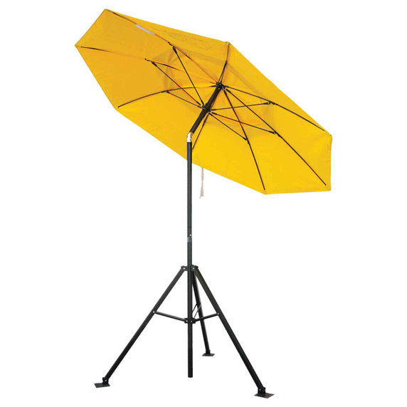 Black Stallion UB150 FR Industrial Umbrella and Tripod Stand Combo